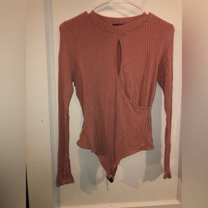 Dusty rose pink bodysuit
